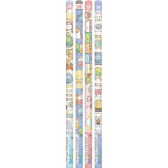 Japan San-X Original 2B Pencil Set - Sumikko Gurashi : Ninja Training
