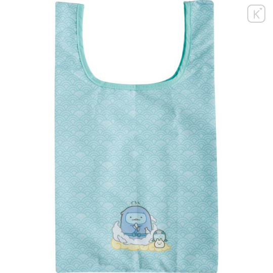 Japan San-X Original Eco Shopping Bag & Mascot Pouch - Sumikko Gurashi : Ninja Training Tokage - 2