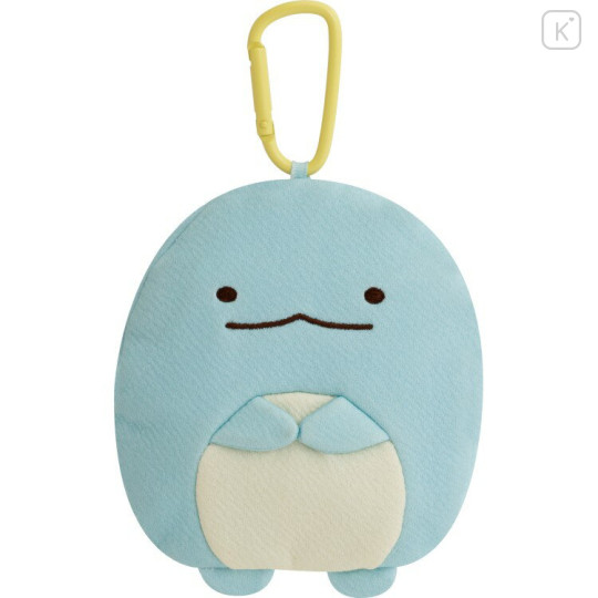 Japan San-x Eco Shopping Bag & Mascot Pouch - Sumikko Gurashi : Ninja Training Tokage - 3