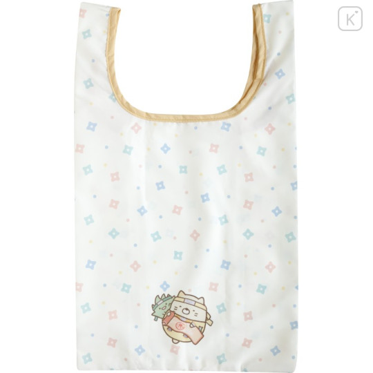 Japan San-X Original Eco Shopping Bag & Mascot Pouch - Sumikko Gurashi : Ninja Training Neko - 2