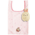 Japan San-X Original Eco Shopping Bag & Mascot Pouch - Sumikko Gurashi : Ninja Training Ebifurai no Shippo Fried Shrimp - 1