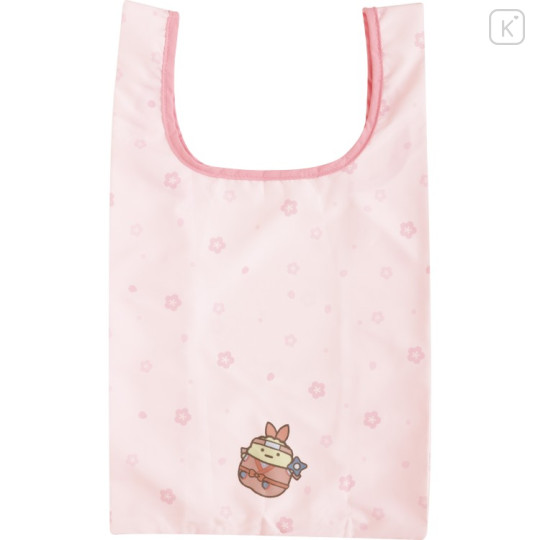 Japan San-X Original Eco Shopping Bag & Mascot Pouch - Sumikko Gurashi : Ninja Training Ebifurai no Shippo Fried Shrimp - 2