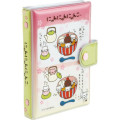Japan San-X Original 6 Hole Sticker Binder - Nyan Nyan Nyanko : White Pink - 1