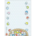 Japan San-x 6 Hole Sticker Binder - Nyan Nyan Nyanko : White Pink - 5