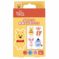 Japan Disney Die-cut Adhesive Bandage - Winnie the Pooh