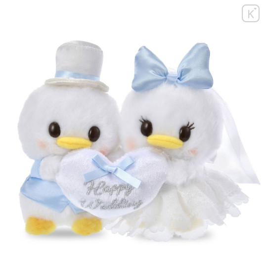 Japan Disney Store Urupocha-chan Plush - Daisy & Donald : Happy Wedding Doll Set Light Blue - 1
