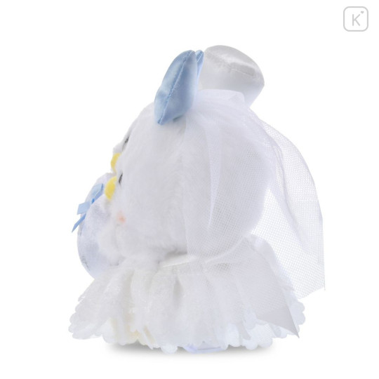 Japan Disney Store Urupocha-chan Plush - Daisy & Donald : Happy Wedding Doll Set Light Blue - 4