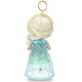 Japan Disney Store Tiny Princess Plush Keychain - Elsa : Frozen Forever Flower - 3