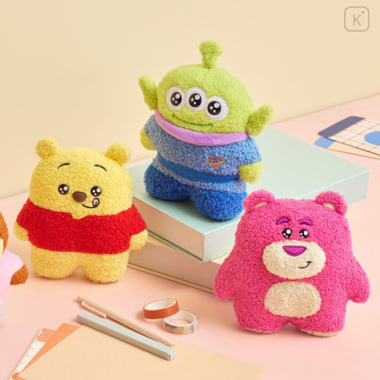 Japan Disney Store Standing Mascot Plush Toy - Lotso : Mofupeta - 2