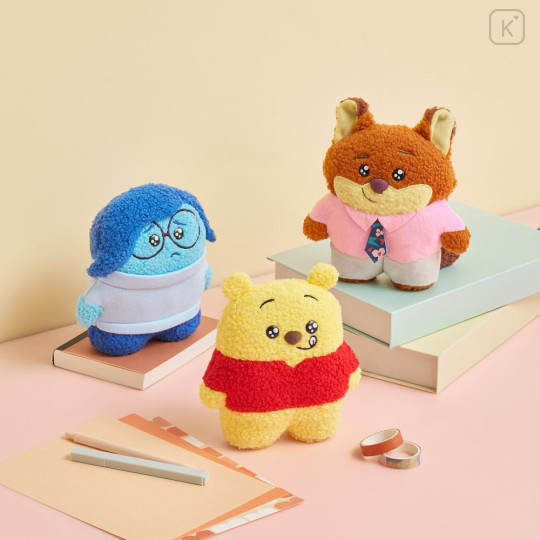 Japan Disney Store Standing Mascot Plush Toy - Mofupeta Sadness - 2