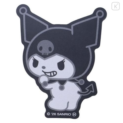 Japan Sanrio Die-cut Sticker - Kuromi : Monochrome - 1