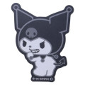 Japan Sanrio Die-cut Sticker - Kuromi : Monochrome - 1