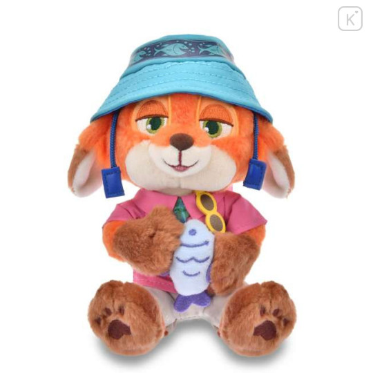 Japan Disney Store Plush Keychain - Zootopia 2 : Nick Wilde Fish Market - 1