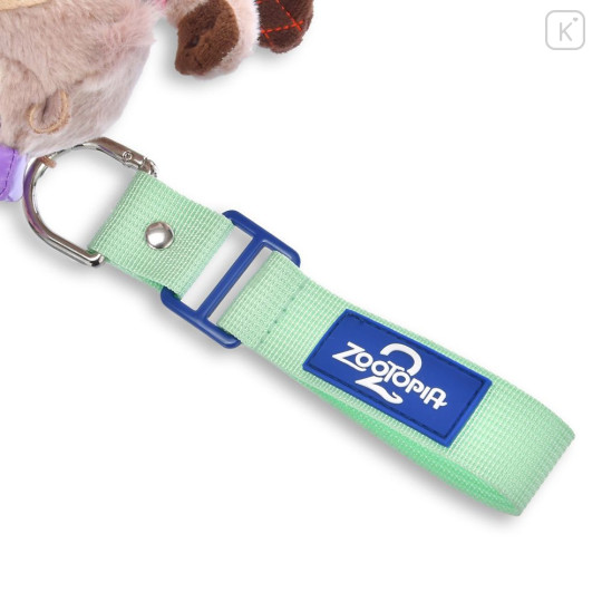 Japan Disney Store Plush Keychain - Zootopia 2 : Nibbles Maplestick Beaver Podcaster Fish Market - 6