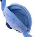 Japan Disney Store Fluffy Plush Pen Case - Stitch : Face & Butt - 4