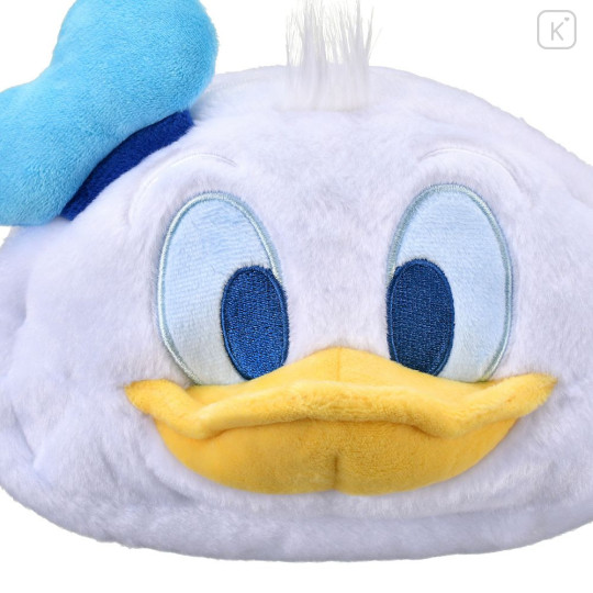 Japan Disney Store Fluffy Plush Pen Case - Donald : Face & Butt - 3