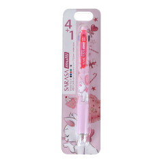 Japan Disney Store Sarasa Multi 4+1 Gel Pen & Mechanical Pencil - Marie : Holiday Gift