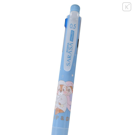 Japan Disney Store Sarasa Multi 4+1 Gel Pen & Mechanical Pencil - Chip & Dale : Pajama Costume - 3