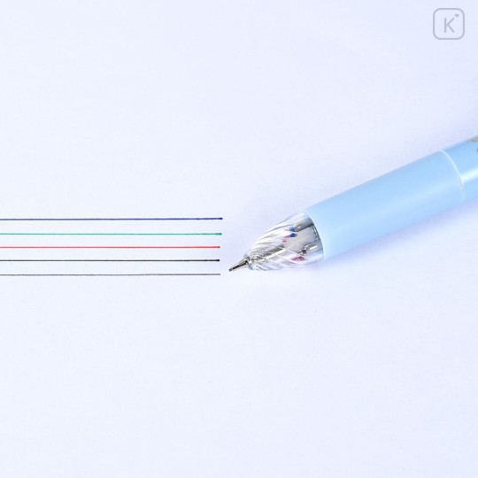 Japan Disney Store Sarasa Multi 4+1 Gel Pen & Mechanical Pencil - Chip & Dale : Pajama Costume - 7