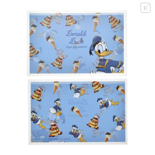 Japan Disney Store Card Case Penny Sleeves Set - Donald : Ice Cream - 4