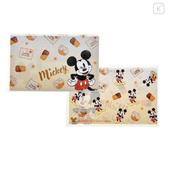 Japan Disney Store Card Case Penny Sleeves Set - Mickey : Sweets - 1