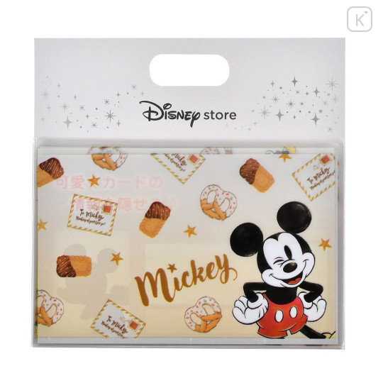 Japan Disney Store Card Case Penny Sleeves Set - Mickey : Sweets - 2