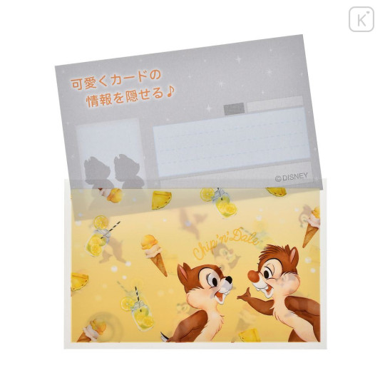 Japan Disney Store Card Case Penny Sleeves Set - Chip & Dale : Sweets - 3