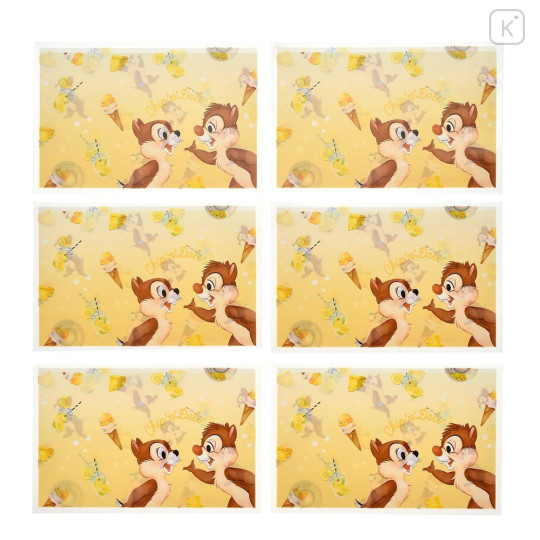 Japan Disney Store Card Case Penny Sleeves Set - Chip & Dale : Sweets - 5