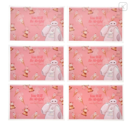 Japan Disney Store Card Case Penny Sleeves Set - Baymax : Sweets - 5