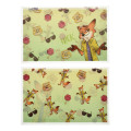 Japan Disney Store Card Case Penny Sleeves Set - Zootopia : Nick Wilde Green - 4