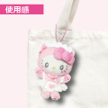 Japan Sanrio Petit Mini Mascot Holder - Hello Kitty : Nekoneko Maid Pink - 3