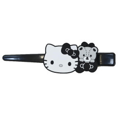 Japan Sanrio Long Hair Clip - Hello Kitty & Tiny Chum : Monotone