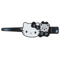 Japan Sanrio Long Hair Clip - Hello Kitty & Tiny Chum : Monotone - 1