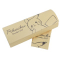 Japan Pokemon Glasses Case - Pikachu : number025 Light Yellow - 1