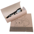 Japan Pokemon Glasses Case - Eevee : Mofu Love Light Brown - 2