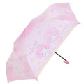 Japan Sanrio Folding Umbrella - My Melody & My Sweet Piano : Flower Dream Pink - 4