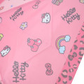Japan Sanrio Folding Umbrella - Hello Kitty : Flower Dream Pink Leopard - 5
