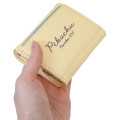 Japan Pokemon Mini Trifold Wallet - Pikachu : number025 Light Yellow - 2