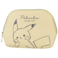 Japan Pokemon Mini Pouch & Tissue Case - Pikachu : number025 Light Yellow - 1