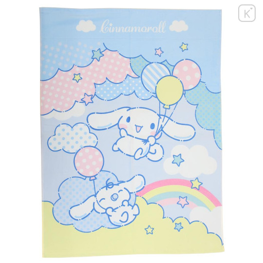Japan Sanrio Towel Blanket - Cinnamoroll : Sky Party Light Blue - 1