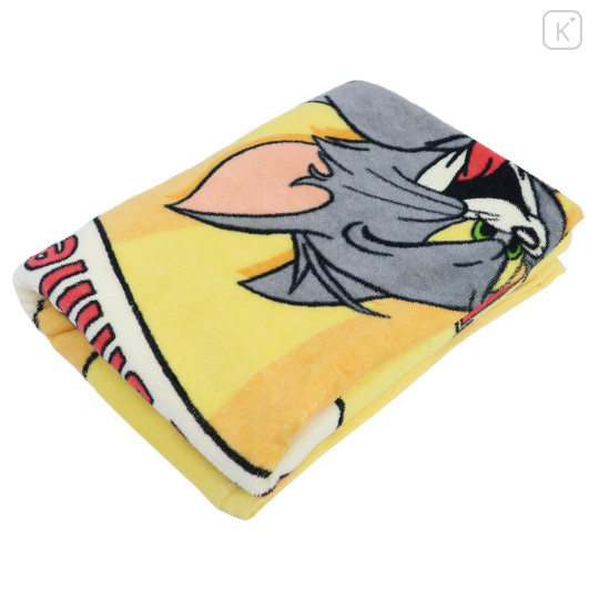 Japan Tom and Jerry Towel Blanket - Catch Me Yellow - 3