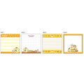 Japan Sanrio Square Memo - Pompompurin : Friends Orange - 2