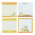 Japan Sanrio Square Memo - Pompompurin : Friends Orange - 3
