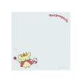 Japan Sanrio Square Memo - Pompompurin : Friends Flower Pink Crown - 5