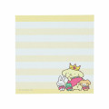 Japan Sanrio Square Memo - Pompompurin : Friends Flower Pink Crown - 6