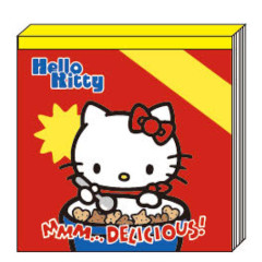 Japan Sanrio Square Memo - Hello Kitty : Cooking Delicious