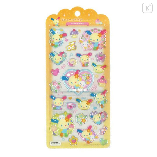 Japan Sanrio Drop Jelly Stickers - Usahana - 1