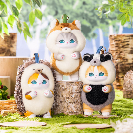 Japan Mofusand Secret Mascot Keychain - Kiramekko Fluffy Nordic Cat Blind Box Squirrel Squirrel Badger - 2