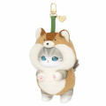 Japan Mofusand Secret Mascot Keychain - Kiramekko Fluffy Nordic Cat Blind Box Squirrel Squirrel Badger - 7