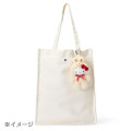 Japan Sanrio Plush Mascot Keychain - Hello Kitty : Fine Face Mini Latte Bunny - 4